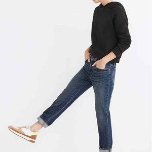 Madewell - Tomboy Straight Denim Jeans - Chaseley Wash - Size 26 - Boyfriend